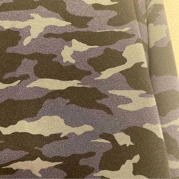 ATHLETA GIRL Cozy Cross Your Fingers Sweatshirt navy blue Camo modal XL 14 - Picture 10 of 10